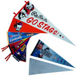 Custom Full Color Printed Soft Felt Pennant